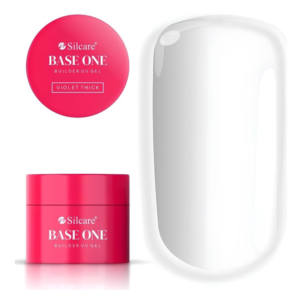 Silcare Base One żel budujący UV/LED Violet Thick 50g