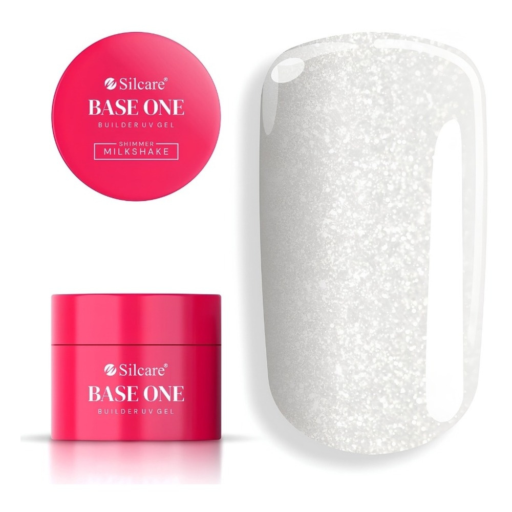 Silcare Base One żel budujący UV/LED Shimmer Milkshake 100g