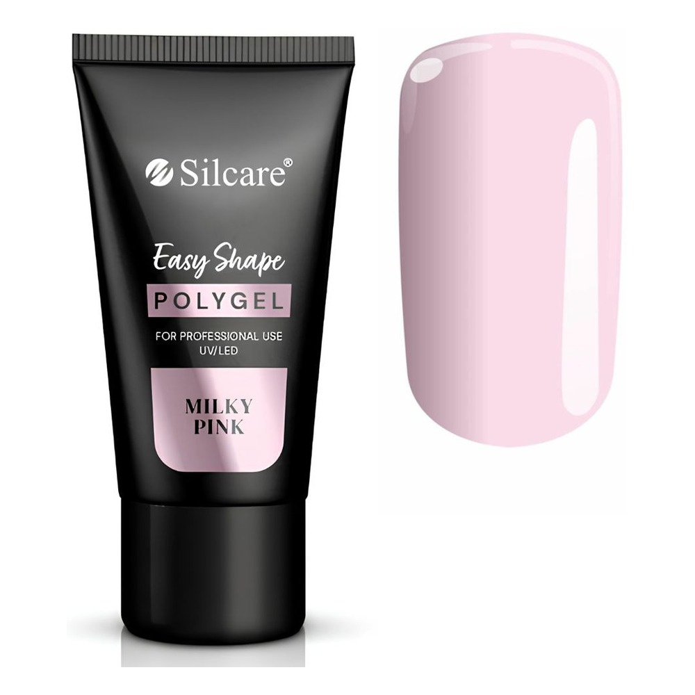 Silcare Easy Shape polygel do przedłużania i rekonstrukcji paznokci Milky Pink 30g
