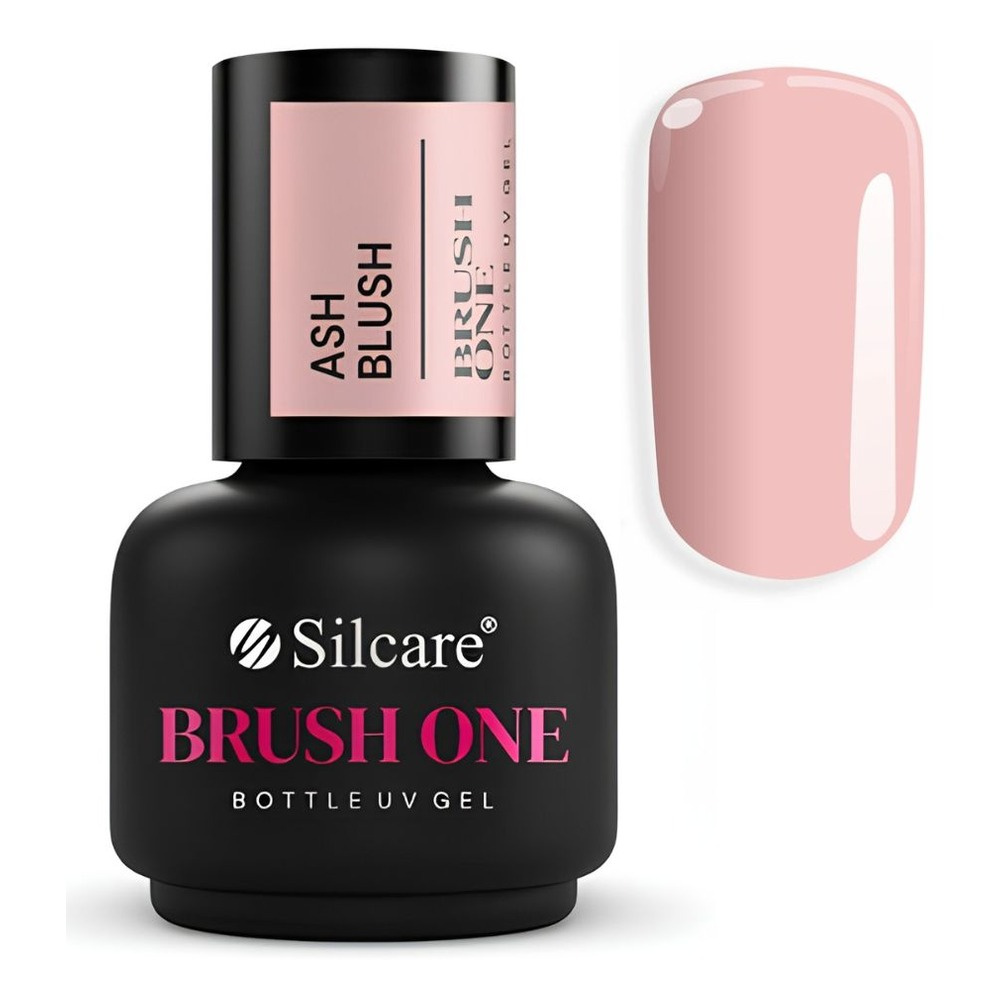 Silcare Brush One Bottle Gel żel budujący do paznokci Ash Blush 15g