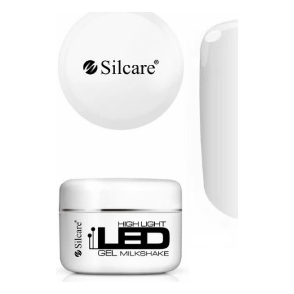 Silcare High Light LED mleczny żel budujący Milkshake 100g