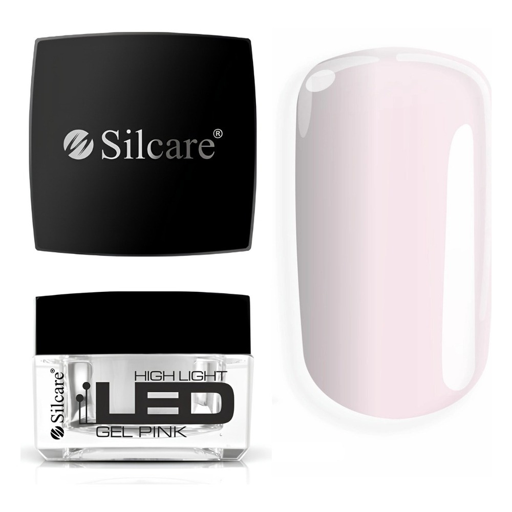 Silcare High Light LED różowy żel budujący Pink 30g