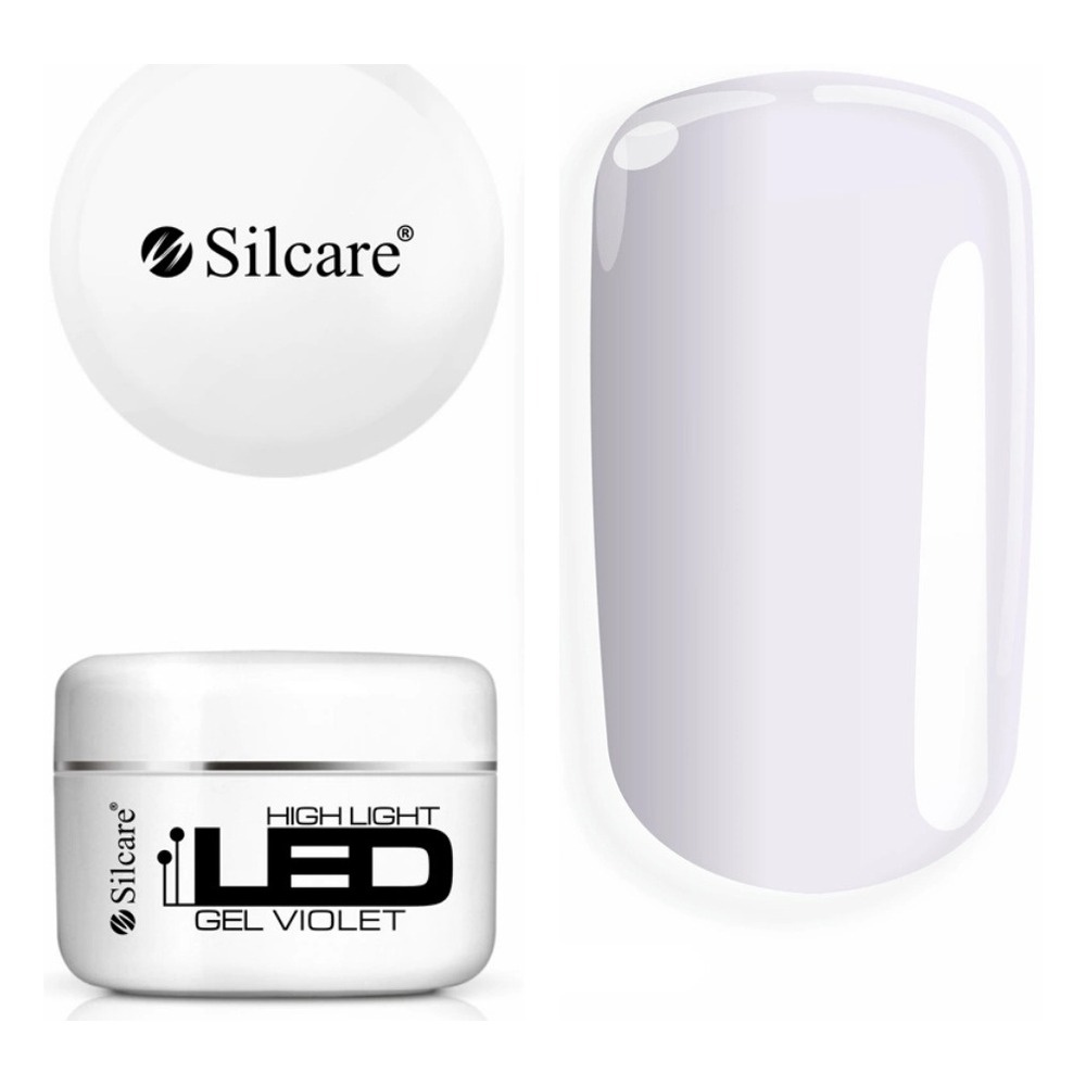 Silcare High Light LED Violet żel budujący do stylizacji paznokci 100g