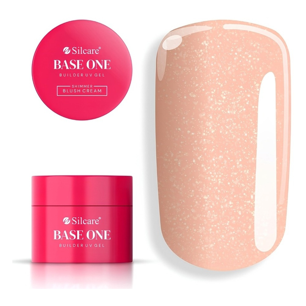 Silcare Base One żel budujący UV/LED Shimmer Blush Cream 15g