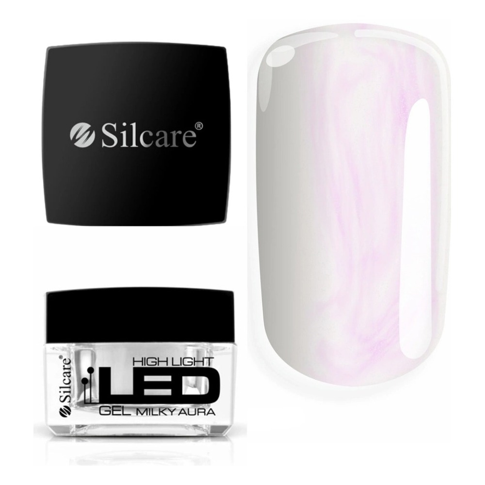 Silcare High Light LED mleczny żel budujący Aura 15g