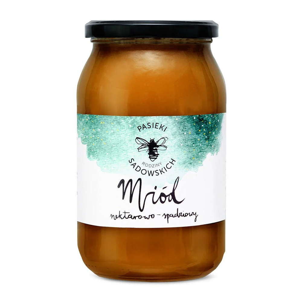 Pasieki Sadowskich Miód Nektarowo-Spadziowy 1200g