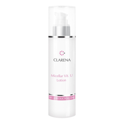 Clarena Vit U Reduction Line Płyn Micelarny z Witaminą U dla Skóry Naczynkowej 200ml