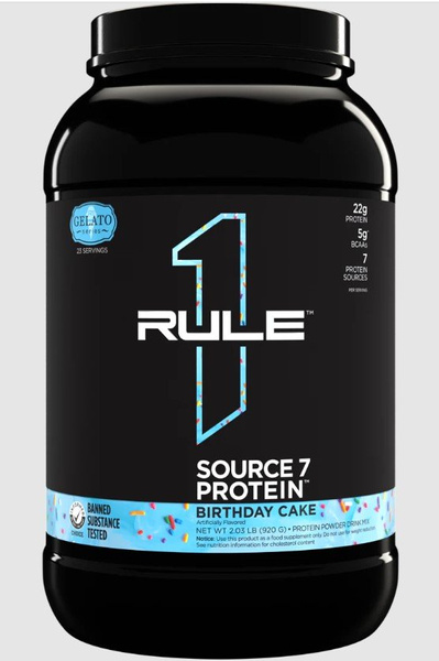 Rule One Source7 Protein, Birthday Cake Gelato - 920g