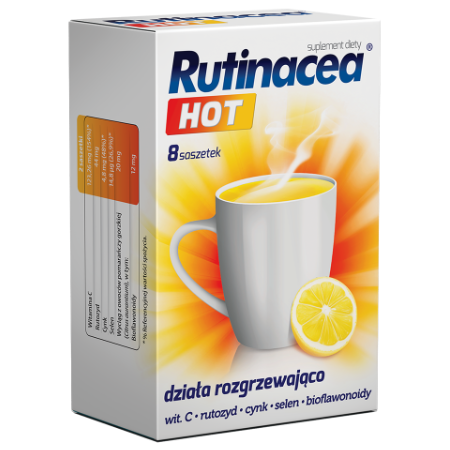 Rutinacea Hot Suplement Wspierający Odporność 8 Saszetek