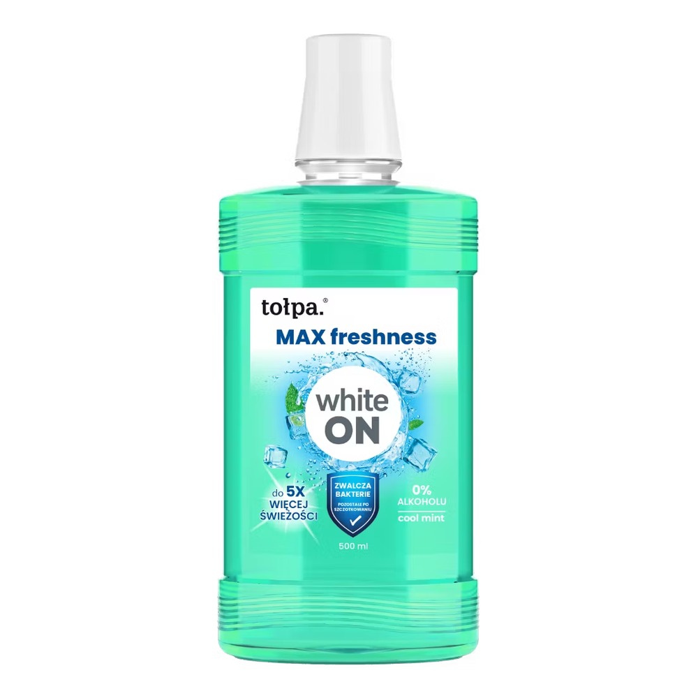 Tołpa ON white MAX freshness płyn do higieny jamy ustnej, 500ml