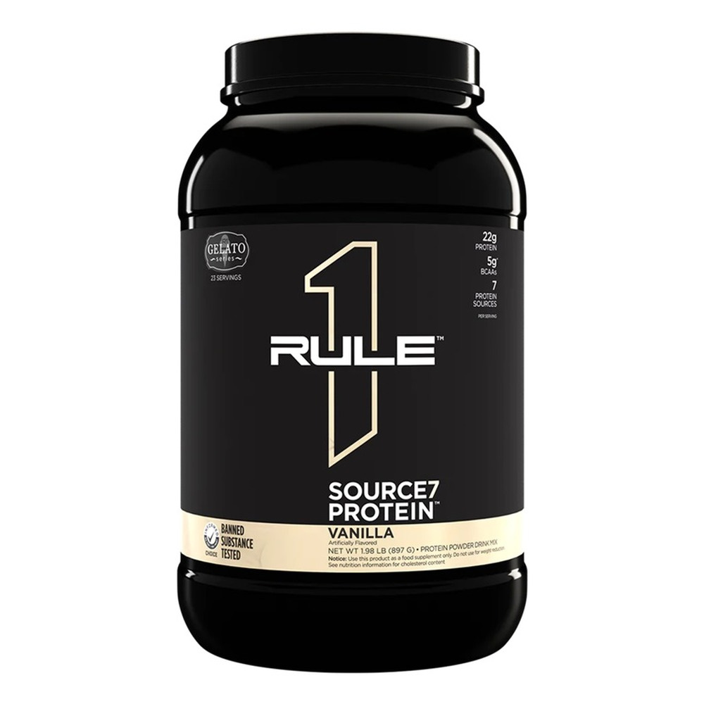 Rule One Source7 Protein, Vanilla Gelato - 897g