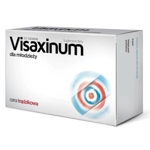 Visaxinum Zdrowa Skóra na Cerę Trądzikową i Oczyszczanie 60 Tabletek Best Before 31.08.26