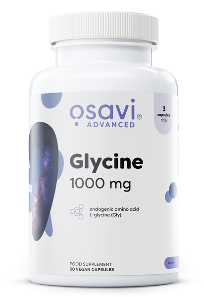 Osavi Glicyna 1000mg 60 kapsułek wegańskich