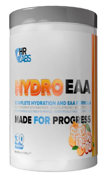 HR Labs HydroEAA Formuła EAA i Nawadniająca dla Sportowców Smak Pomarańczowy 540g