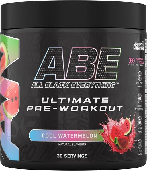 Applied Nutrition ABE All Black Everything Przedtreningówka Chłodzący Arbuz 375g