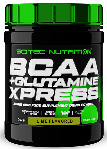 SciTec BCAA + Glutamine XPress, Lime - 300g