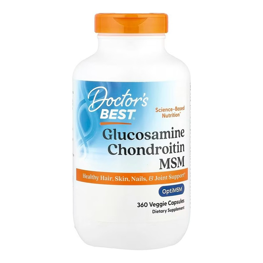 Doctor's Best Glukozamina Chondroitin MSM with OptiMSM Kapsułki 360 kapsułek