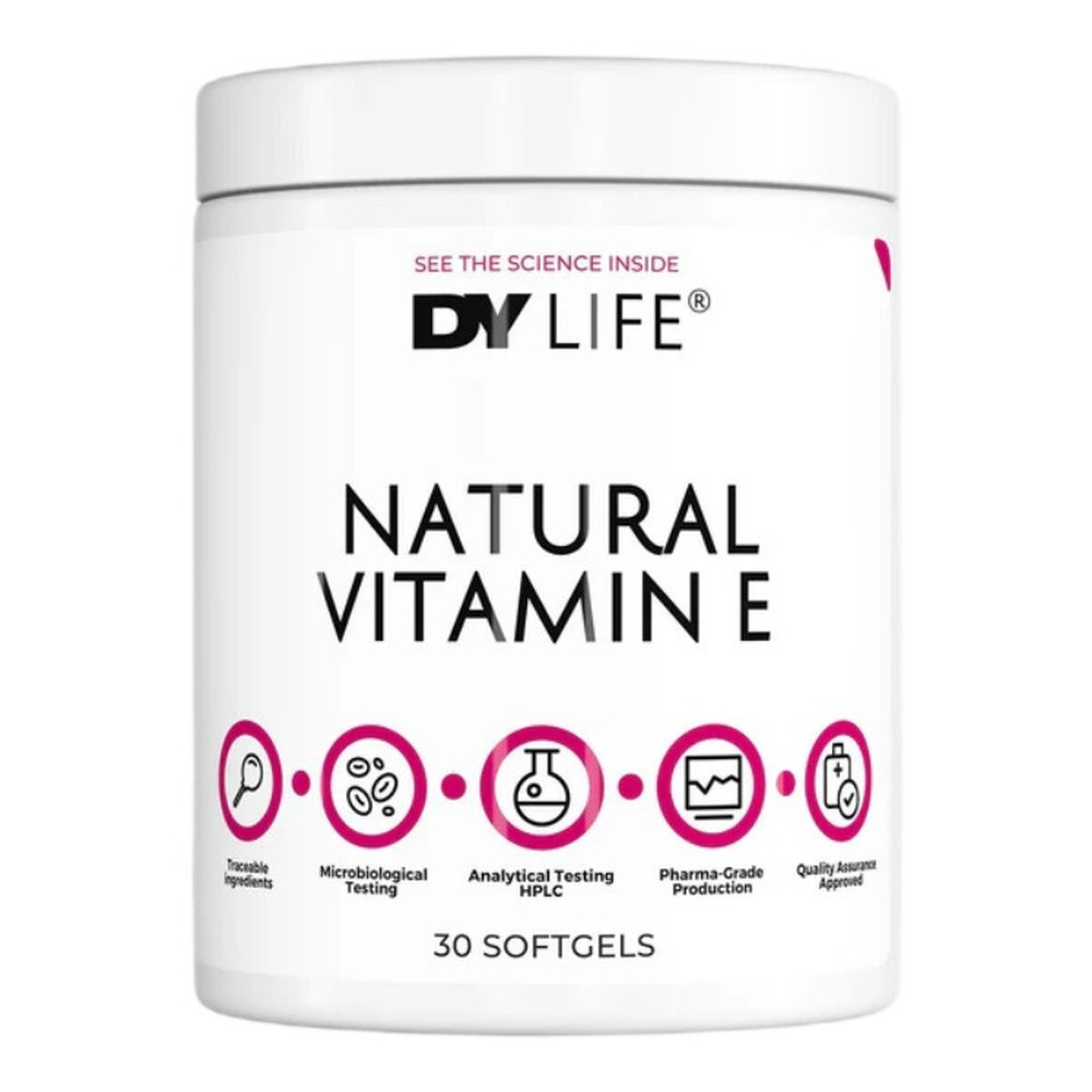 Dorian Yates DY LIFE Naturalna Witamina E 30 Kapsułek Miękkich