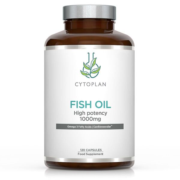 Cytoplan Olej Rybny Wysoka Moc Omega 3 EPA i DHA 120 Kapsułek