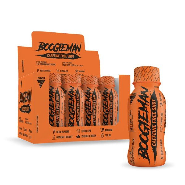 Trec Nutrition BoogieMan Shot, Peach Ice Tea - 12 x 100 ml.