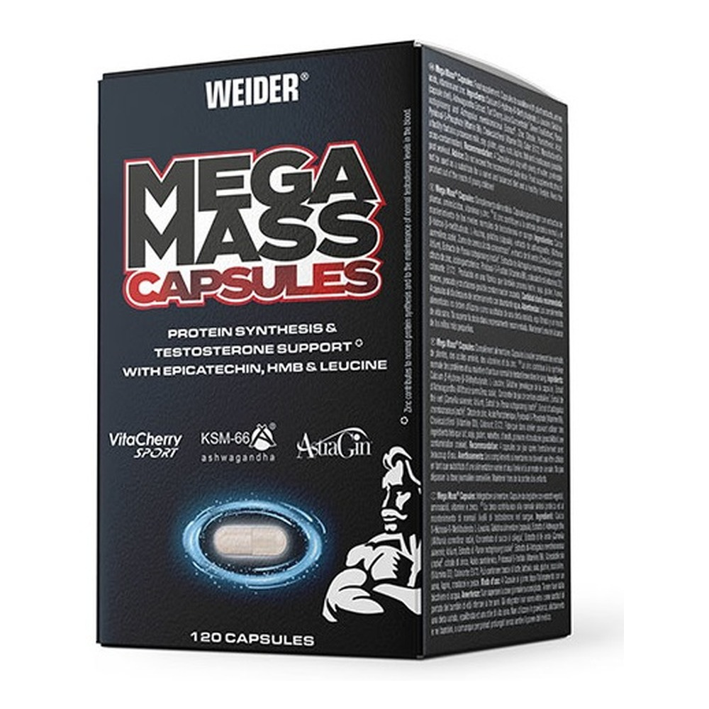 Weider Mega Mass Capsules - 120 caps