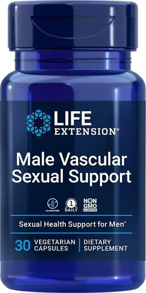 Life Extension Male Vascular Sexual Support na Zdrowie Seksualne Mężczyzn 30 Kapsułek