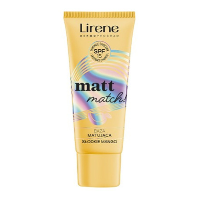 Lirene Matt Match! Baza Matująca SPF15 Słodkie Mango 30ml