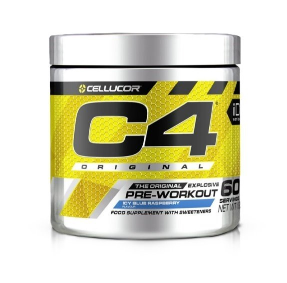 Cellucor C4 Original Icy Blue Raspberry Przedtreningówka na Energię i Skupienie 396g