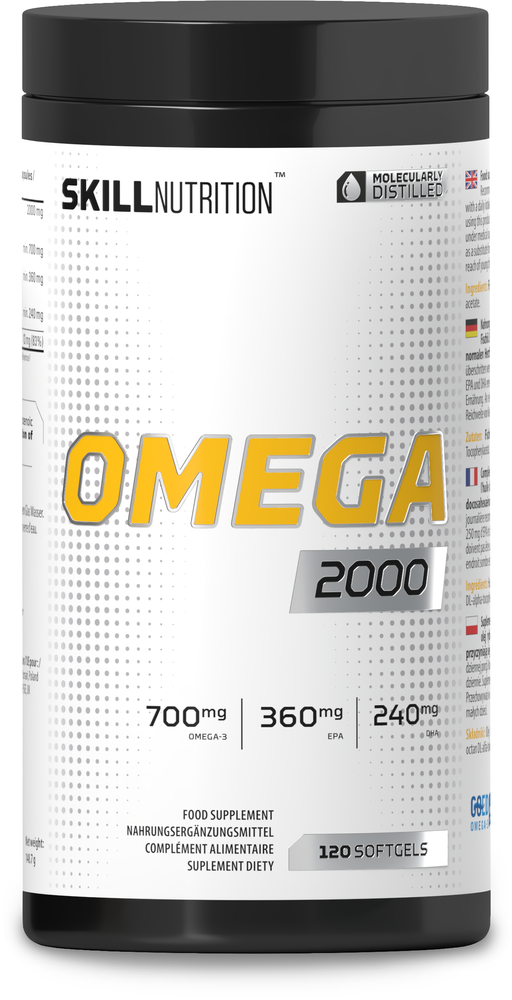 Skill Nutrition Omega 2000 Wsparcie Serca i Mózgu 120 kapsułek