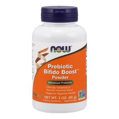 NOW Foods Prebiotic Bifido Boost Proszek Na Wsparcie Flory Jelitowej 85g