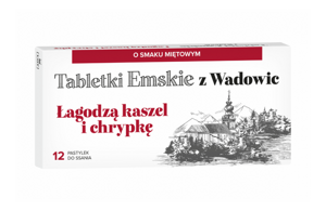 Tabletki Emskie z Wadowic o Smaku Mietowym 12 Tabletek Best Before 10.09.26