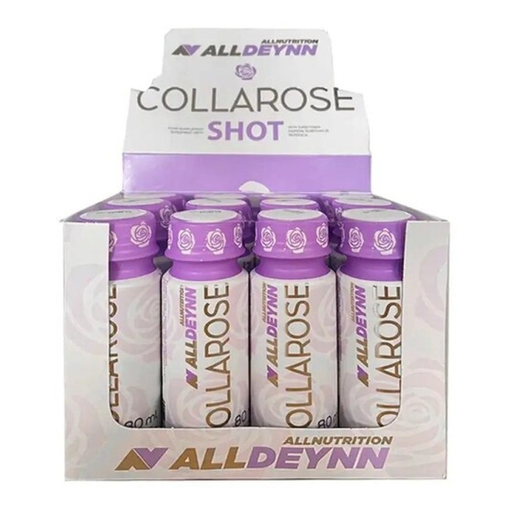 Allnutrition AllDeynn Collarose Shot, Malina i poziomka 12 x 80ml