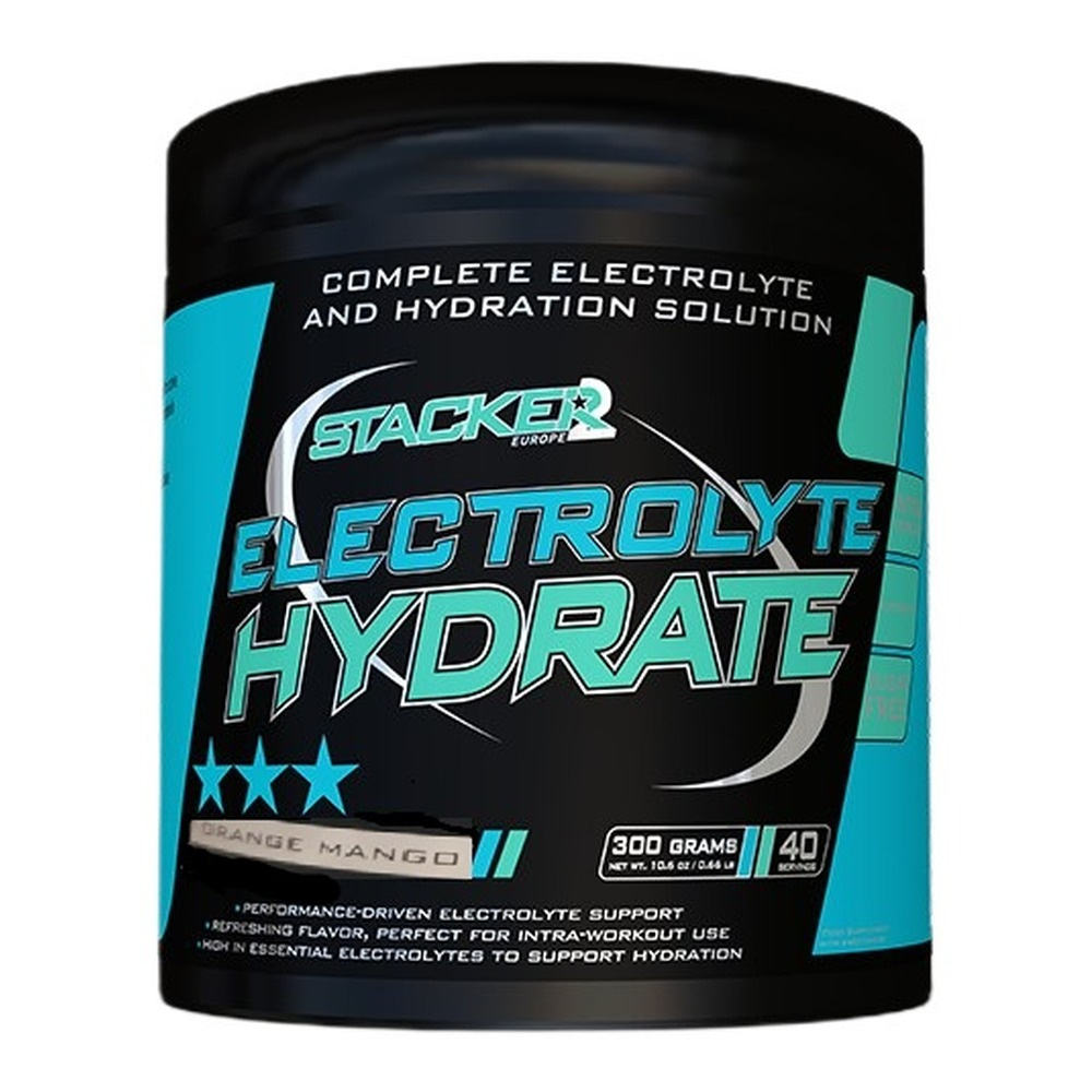 Stacker2 Europe Electrolyte Hydrate, Orange Mango - 300g