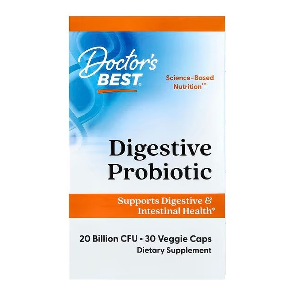 Doctor's Best Probiotyk Digestive, 20 Billion CFU Kapsułki 30 kapsułek