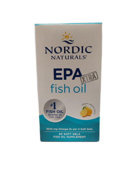 Nordic Naturals EPA Xtra Olej Rybny 1640mg Cytryna 60 Kapsułek