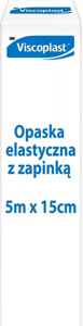 Viscoplast Opaska Elastyczna z Zapinką 5mx15cm 1 Sztuka