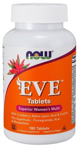 NOW Foods Eve Superior Women's Multi Kompleks Witamin dla Kobiet 180 Tabletek