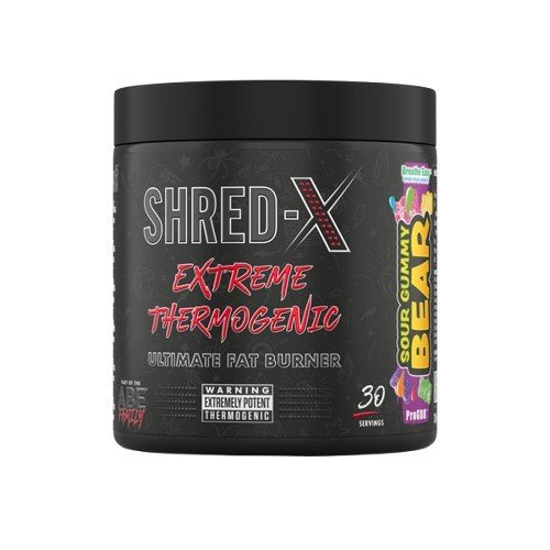 Applied Nutrition Shred-X Powder Kwaśne Żelki Spalacz Tłuszczu na Redukcję Wagi 300g