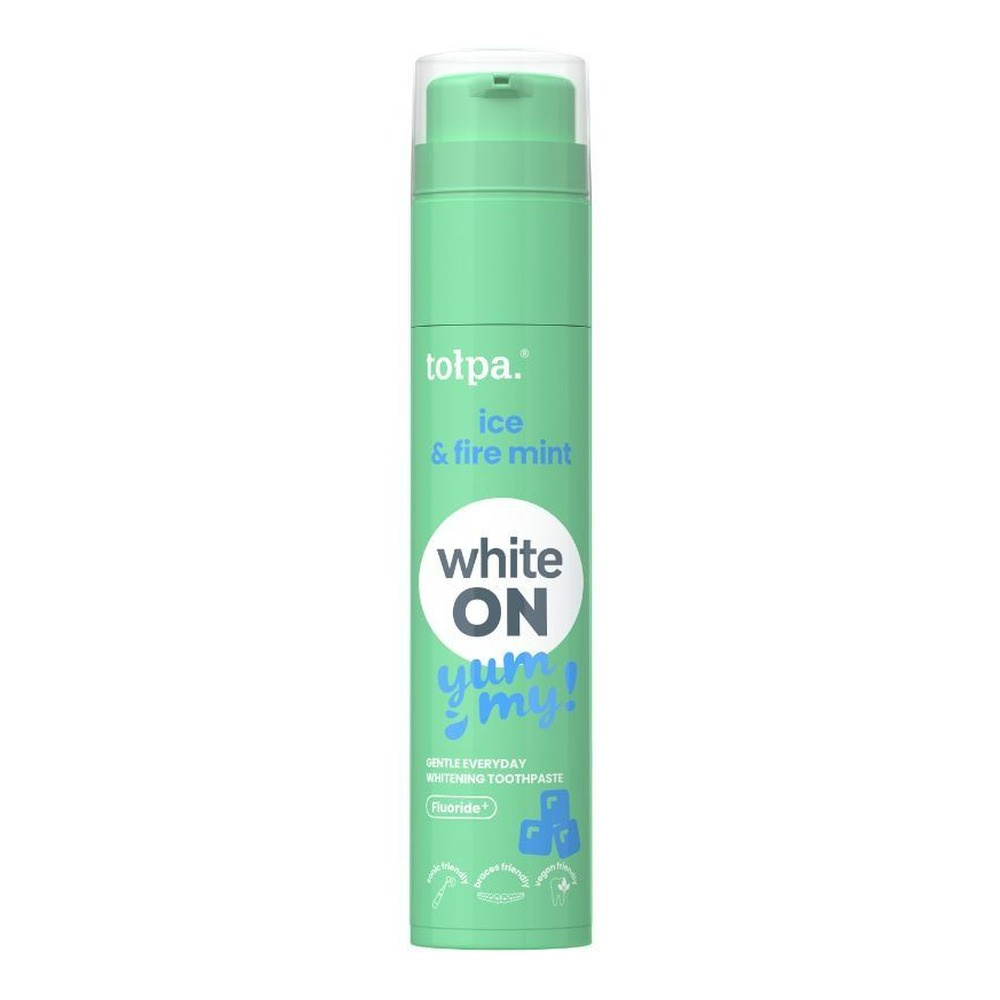 Tołpa ON white yummy! pasta do zębów ice & fire mint, 60g