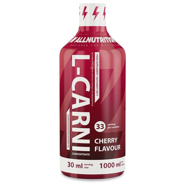 Allnutrition L-Carni Wiśniowy Suplement w Płynie na Metabolizm Energetyczny 1000ml