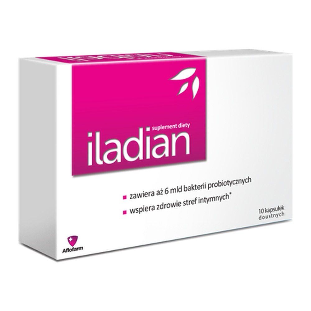 Aflofarm Iladian na Zdrowie Intymne Kobiet 10 Kapsułek