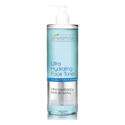 Bielenda Professional Face Program Duo Aqua Porin Ultra Nawilżający Tonik dla Skóry Suchej i Odwodnionej 500ml