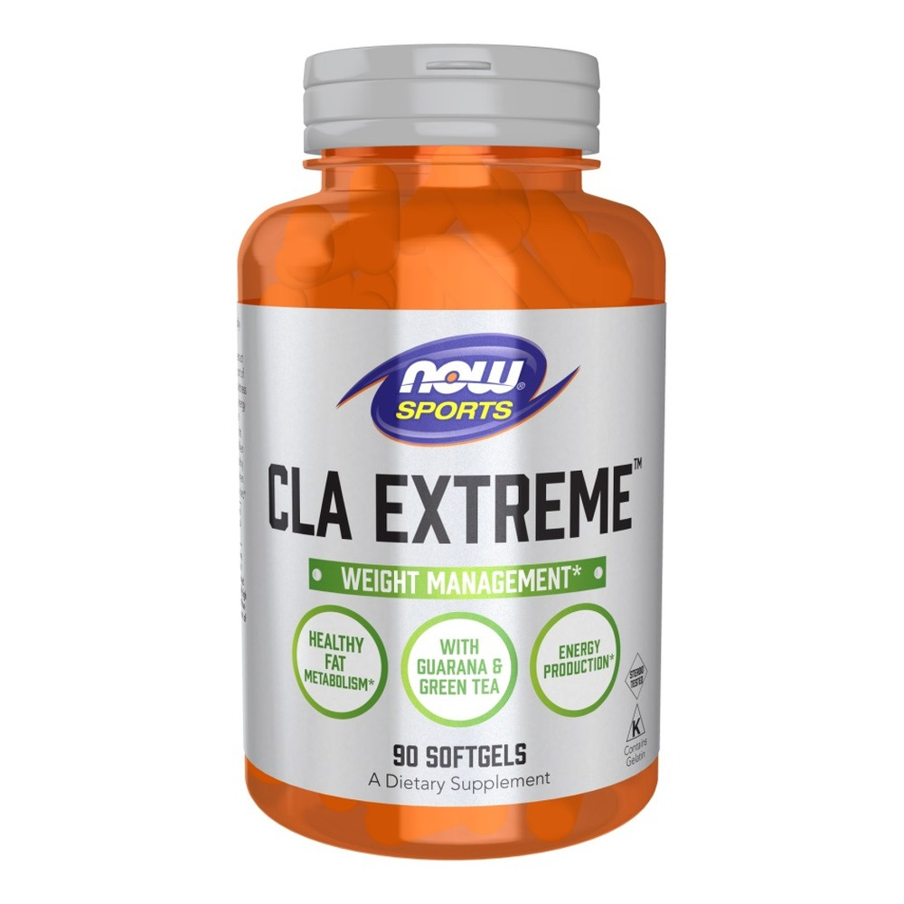 NOW Foods CLA Extreme Na Metabolizm Tłuszczów i Produkcję Energii 90 Kapsułek