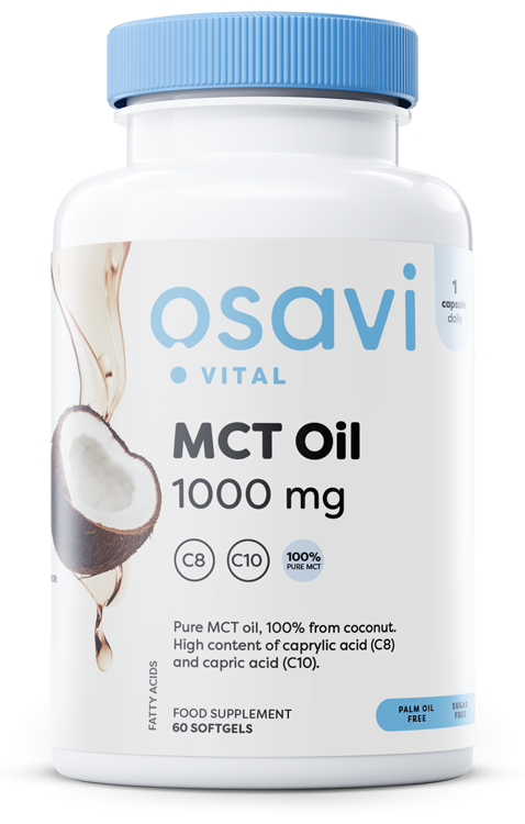 Osavi Olej MCT 1000mg 60 kapsułek