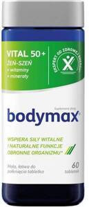Bodymax Vital 50+ Żeń-Szeń Witaminy i Minerały 60 Tabletek