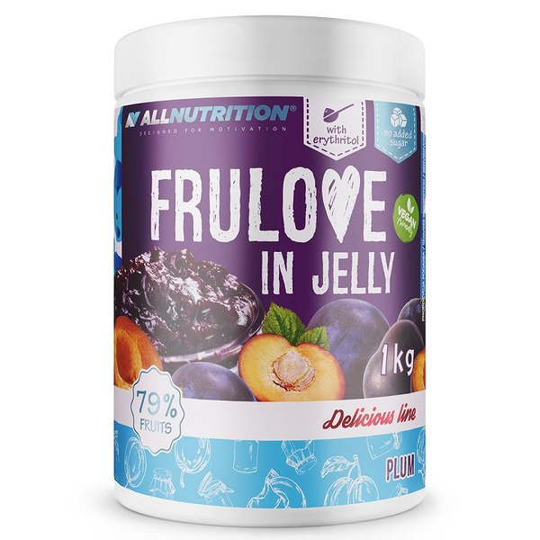 Allnutrition Frulove In Jelly Śliwka Śliwki w Żelu Bez Cukru Jako Dodatek do Deserów 1000g