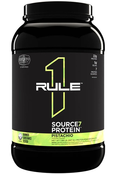 Rule One Source7 Protein, Pistachio Gelato - 897g