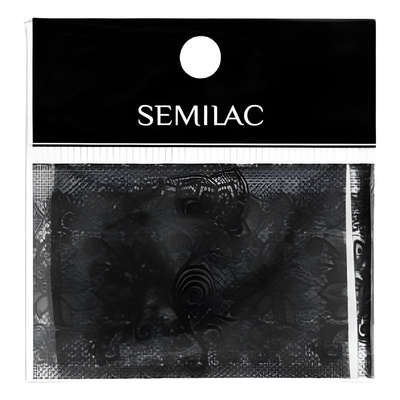 Semilac Nail Transfer Foil Black Lace 06