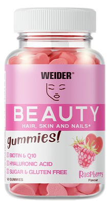 Weider Beauty, Raspberry - 40 gummies