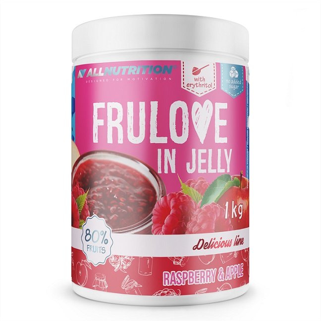 Allnutrition Frulove In Jelly Malina i Jabłko Owoce w Żelu Bez Cukru 1000g